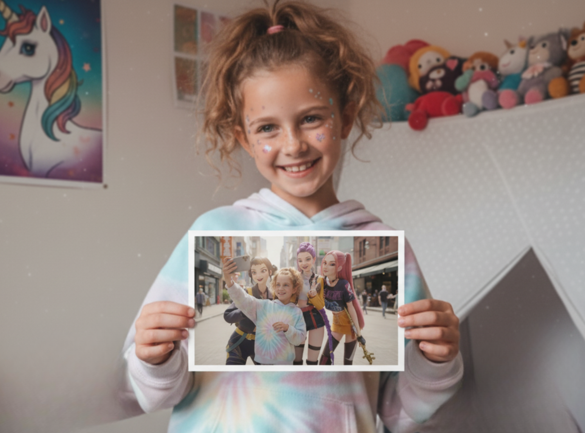 Kpop Demon Style Selfie